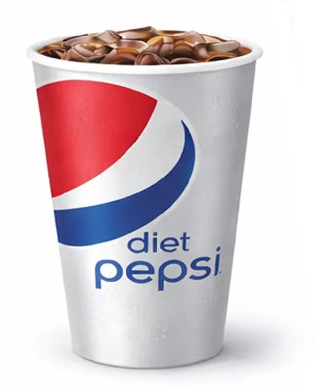 Fountain Diet Pepsi.