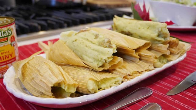 Green Pork Tamale.