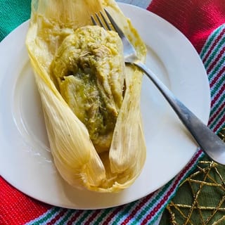 Green Chicken Tamale