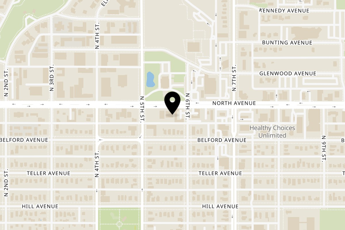 Map showing the location of Conchitas Authentic Mexican Tamales on 545 North Ave A in Grand Junction
